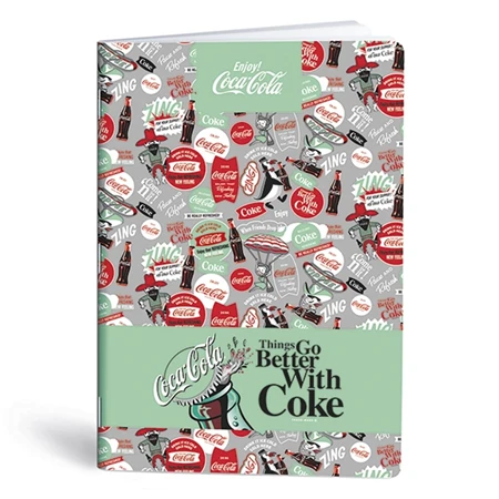 Füzet A/4 vonalas LIPAMILL 40 lapos Coca Cola