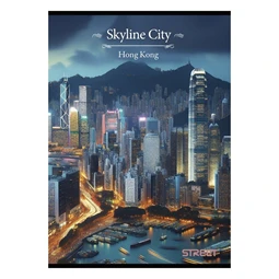 Füzet A/4 vonalas STREET 52 lapos Skyline 1db, minta nem válastható