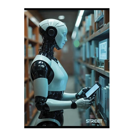 Füzet A/4 vonalas STREET 54 lapos AI margóval