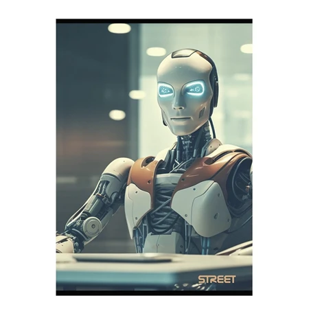 Füzet A/4 vonalas STREET 54 lapos AI margóval