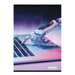 Füzet A/4 vonalas STREET 54 lapos AI margóval