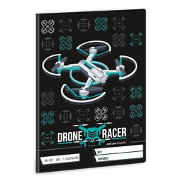 Füzet A/5 1.osztály vonalas ARS UNA 32lap Drone Racer 14-32