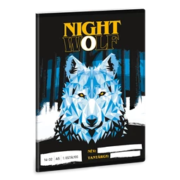 Füzet A/5 1.osztály vonalas ARS UNA 32lap Nightwolf 14-32