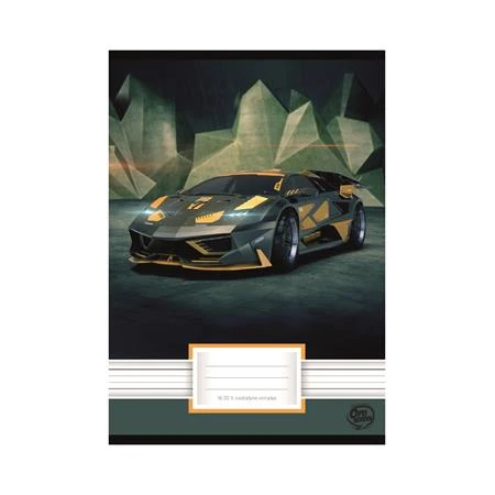 Füzet A/5 2.osztály vonalas OPTISCHOOL 32 lap, 16-32, Car