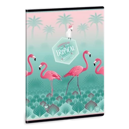 Füzet A/5 kockás ARS UNA 40lap Pink Flamingo