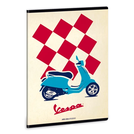 Füzet A/5 kockás ARS UNA 40lap Vespa Pepita