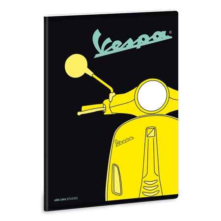 Füzet A/5 kockás ARS UNA 40lap Vespa Yellow