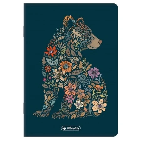 Füzet A/5 kockás HERLITZ 60lap Florimals 27-60, minta nem választható