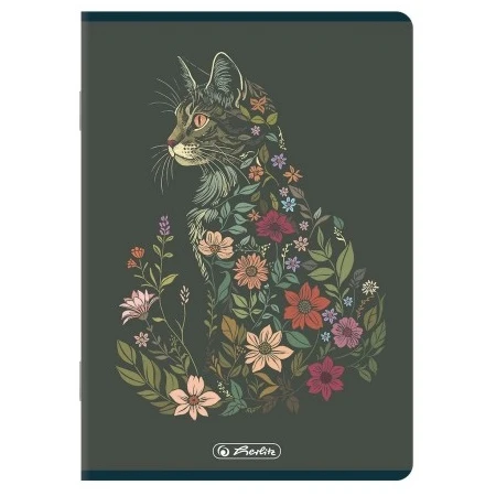 Füzet A/5 kockás HERLITZ 60lap Florimals 27-60, minta nem választható
