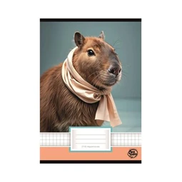 Füzet  A/5 kockás OPTISCHOOL, 32 lap, 27-32,  Capybara