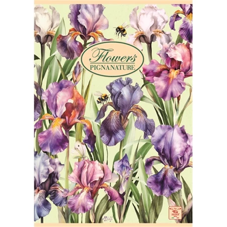 Füzet A/5 kockás PIGNA 42 lapos Nature Flowers 27-42 vegyes, minta nem választható