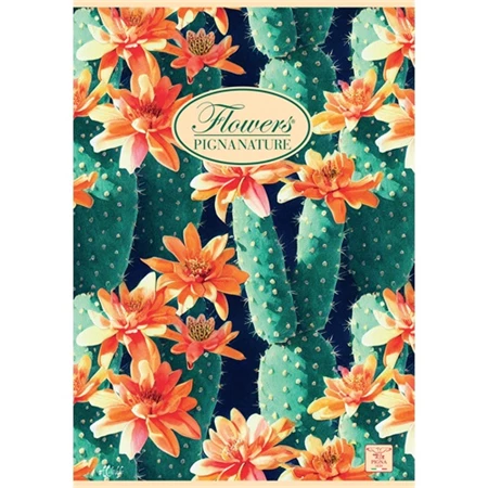 Füzet A/5 kockás PIGNA 42 lapos Nature Flowers 27-42 vegyes, minta nem választható