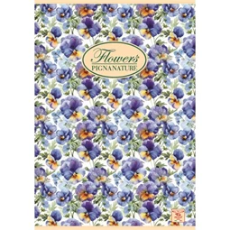 Füzet A/5 kockás PIGNA 42 lapos Nature Flowers 27-42 vegyes, minta nem választható