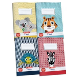 Füzet A/5 lecke HERLITZ 44lap Cute Animals