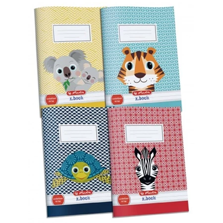 Füzet A/5 lecke HERLITZ 44lap Cute Animals