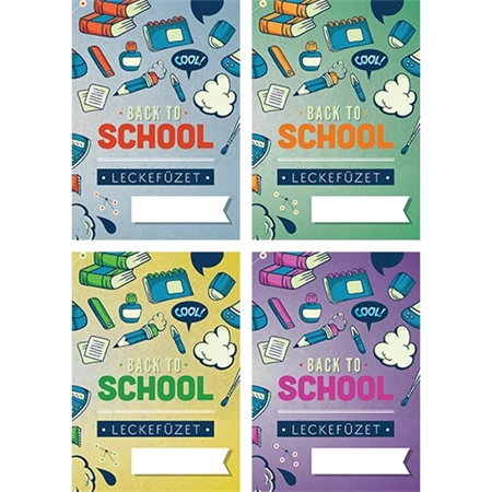 Füzet A/5 lecke PD Back to School 32 lap vegyes, szín nem válaszható