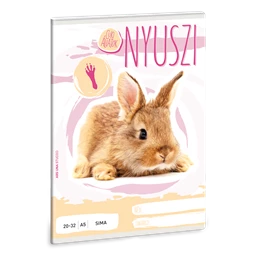 Füzet A/5 sima ARS UNA 32lap Cuki állatok Nyuszi 20-32