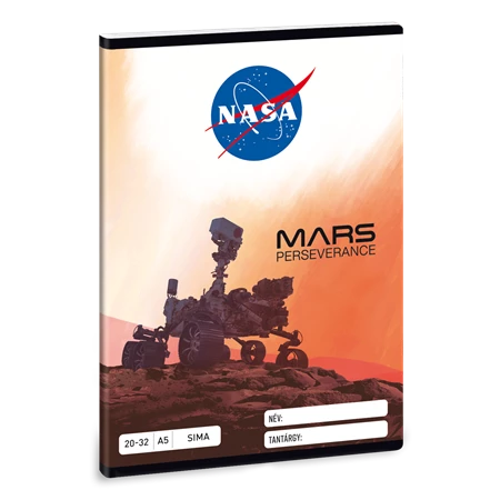 Füzet A/5 sima ARS UNA 32lap NASA-1 holdjáró 20-32