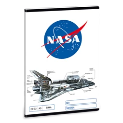 Füzet A/5 sima ARS UNA 32lap NASA-1 űrhajó 20-32