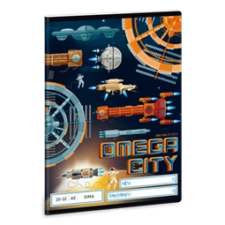 Füzet A/5 sima ARS UNA 32lap Omega City 20-32