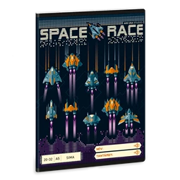 Füzet A/5 sima ARS UNA 32lap Space Race 20-32