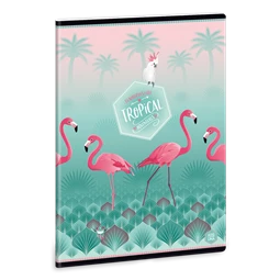 Füzet A/5 sima ARS UNA 40lap Pink Flamingo 20-40