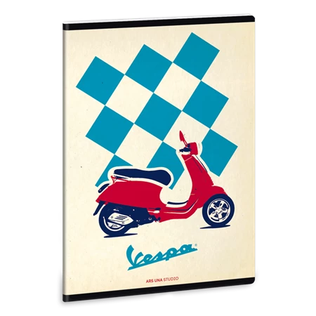 Füzet A/5 vonalas ARS UNA 40lap Vespa Feelings 21-40