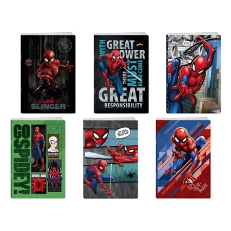 Füzet A/5 vonalas Bestbuy Spider-Man 50 lapos