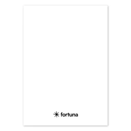Füzet A/5 vonalas FORTUNA Monocolor 32 lapos fehér
