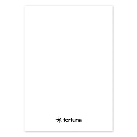Füzet A/5 vonalas FORTUNA Monocolor 32 lapos fehér