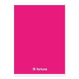 Füzet A/5 vonalas FORTUNA Monocolor 32 lapos magenta