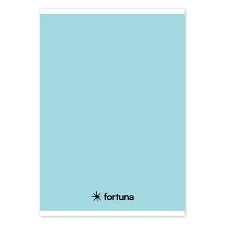 Füzet A/5 vonalas FORTUNA Monocolor 32 lapos pasztel kék