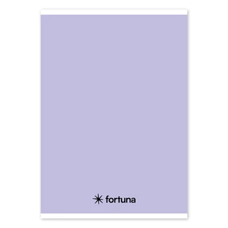 Füzet A/5 vonalas FORTUNA Monocolor 32 lapos pasztel lila