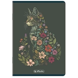 Füzet A/5 vonalas HERLITZ 32lap Florimals 21-32 vegyes, szín nem választható