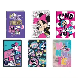 Füzet A/5 vonalas Play Minnie Mouse 50 lap, minta nem választható