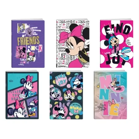 Füzet A/5 vonalas Play Minnie Mouse 50 lap, minta nem választható