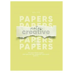 Füzet A/5 vonalas SHKOLYARYK tűzött 48lap Notes Creative, vegyes