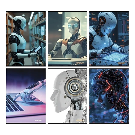 Füzet A/5 vonalas STREET 54 lapos AI margóval