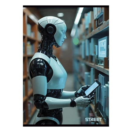 Füzet A/5 vonalas STREET 54 lapos AI margóval