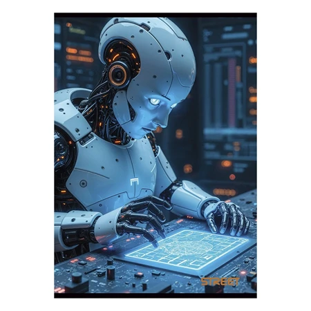 Füzet A/5 vonalas STREET 54 lapos AI margóval