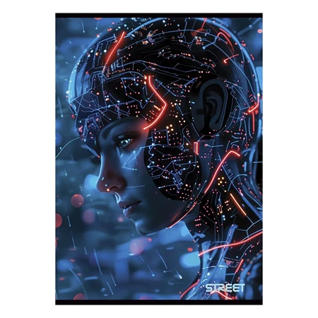 Füzet A/5 vonalas STREET 54 lapos AI margóval