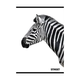 Füzet A/5 vonalas STREET 54 lapos Safari margóval