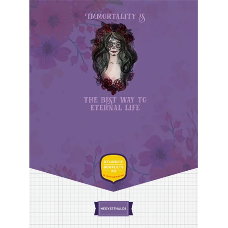 Füzet A/4 kockás ICO STUDENT ART 32lap 81-32 többfajta borító mintával, szín nem választható