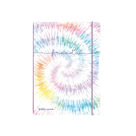 Füzet A/4 kockás-vonalas HERLITZ 2x40 lapos My Book Batik Freedom