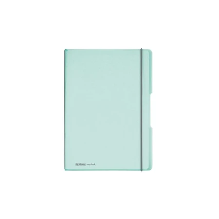 Füzet A/4 kockás-vonalas HERLITZ 2x40 lapos My Book pasztel zöld, cserélhető lapok