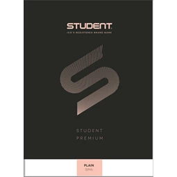 Füzet A/4 sima ICO STUDENT 32lap 81-32 fekete, többfajta borító mintával, minőségi füzet