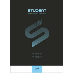 Füzet A/4 sima ICO STUDENT 32lap 81-32 fekete, többfajta borító mintával, minőségi füzet