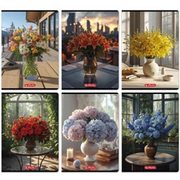 Füzet A/4 vonalas HERLITZ 32 lapos Flower 2, 81-32 vegyes, minta nem választható