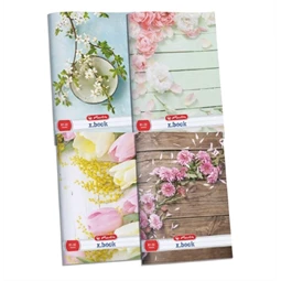 Füzet A/4 vonalas HERLITZ 32 lapos Flower 81-32 vegyes, minta nem választható
