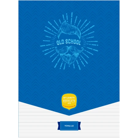 Füzet A/4 vonalas ICO STUDENT ART 32lap 81-32 többfajta borító mintával, szín nem választható